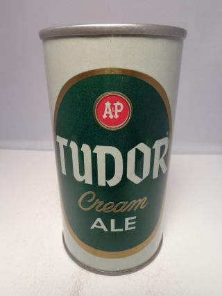 Tudor Cream Ale Straight Steel Pull Tab Beer Can 131 - 22 Cumberland Brewing