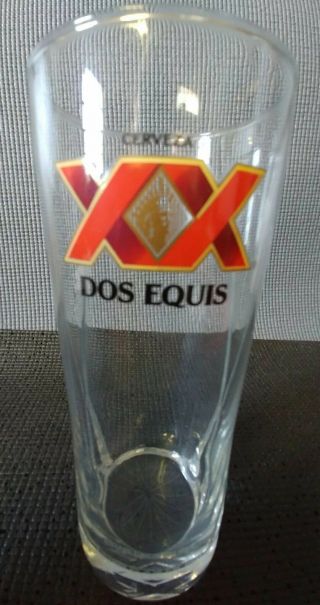 Dos Equis 16oz Signature Beer Glass