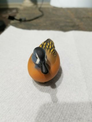 Jett Brunet Ducks Unlimited Miniature Decoy Blue Wing Teal 4