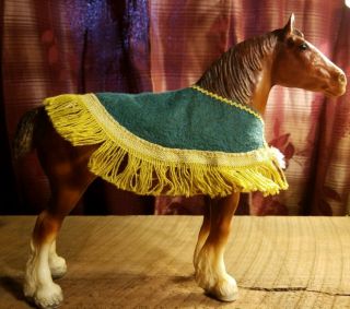 Vintage Breyer Clydesdale Mare Horse With Cover