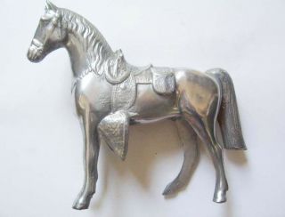 Vintage Large Cast Metal Horse,  9 " X 11 ",  Prize From California State Fair 1960s