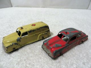 Vintage Tootsietoy Chevy Ambulance & 1950 