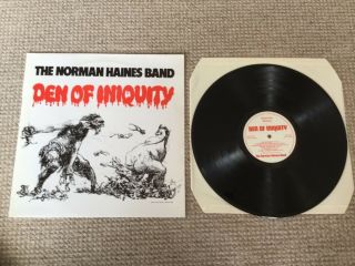 Norman Haines - Den Of Iniquity Lp Uk 1971 Prog Monster,  1994 Uk Re No,  156/500