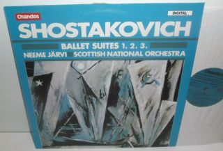 Abrd 1370 Shostakovich Ballet Suites Scottish National Orchestra Neeme Jarvi