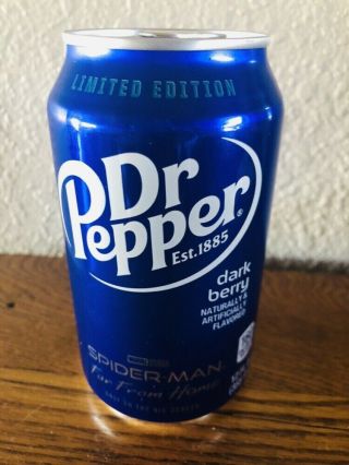 Dr Pepper Dark Berry Limited Edition Spider Man Far From Home London England
