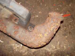 Ford 8N tractor engine motor exhaust manifold 2