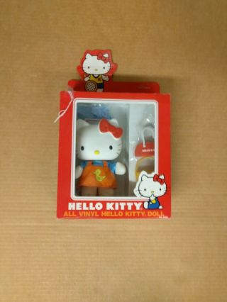 Vintage Hello Kitty Sanrio Vinyl Hello Kitty Doll With Outfits And Accessories