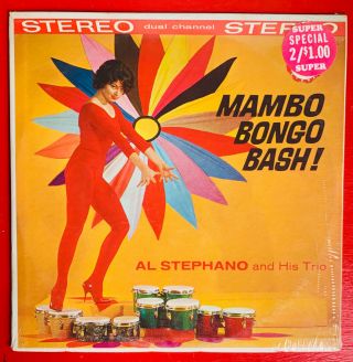 Al Stephano On Mayfair —mambo Bongo Bash— Latin Jazz Exotica Lp | Stereo