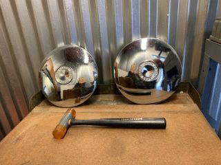 2 John Deere 10” Hub Caps And Hammer
