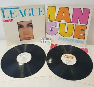 The Human League - Dare & Hysteria 12 " Vinyl 2 X Albums Lp