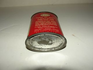 Vintage Esso Heavy Oil Can Handy Oiler 3 oz Oval Tin 5