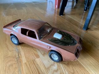 Large 18 " Long Trans - Am Plastic Toy Car Made By Processed Plastic Co.