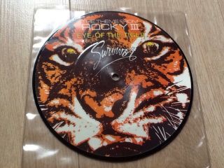 Survivor.  Eye Of The Tiger 7 " Picture Disc.  Rocky 3