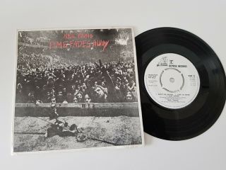 Rare Uk Promo Ep Neil Young - Time Fades Away 1973 Reprise Label