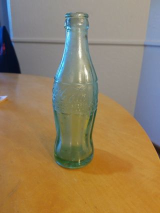 PAT ' D DEC.  25,  1923 Coca - Cola Hobbleskirt Coke Bottle - SONORA CALIFORNIA 4