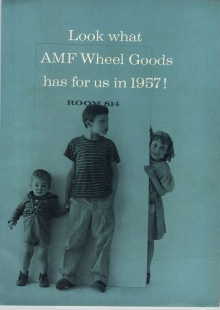 1957 Paper Ad 4 Pg Amf Wrecker Tow Truck Pedal Car Station Wagon725 Tractor Bike