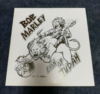 BOB MARLEY Lion of Judah Live in York Reggae Zambia Rasta Records Vinyl 2 LP 5