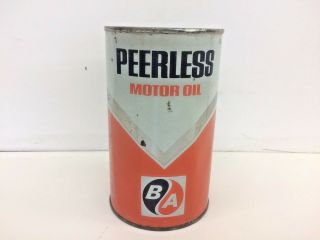 British American Peerless Motor Oil Can
