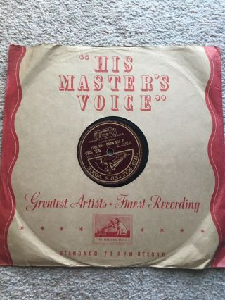Glenn Miller & His Orchestra: In The Mood/out Of Space (hmv Bd5565) 78 Rpm