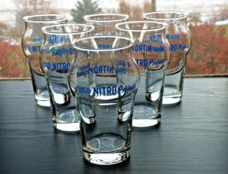 Set Of 6 Samuel Adams Nitro Project Pint Beer Glasses 16 Oz