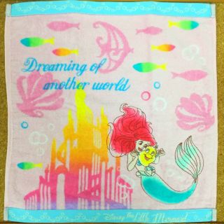 Disney Princess Little Mermaid Ariel Hand Towel Water Cotton 100