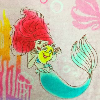 Disney Princess Little Mermaid Ariel Hand Towel Water Cotton 100 2