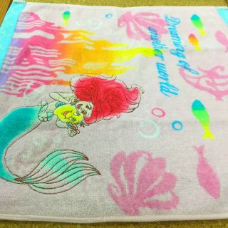 Disney Princess Little Mermaid Ariel Hand Towel Water Cotton 100 5