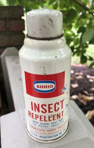 Rare Vintage Sohio Insect Repellent Bug Spray