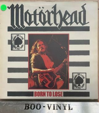 Motorhead - Born To Lose (live To Win) 1985 Vinyl [ Dojolp18 ] Record