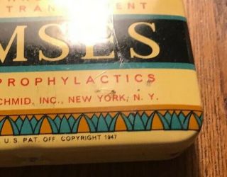 Vintage Ramses Prophylactic Condom Tin 5