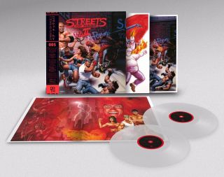Streets Of Rage Ii 2 Video Game Soundtrack Frosted Clear Vinyl Lp Record 2x180g