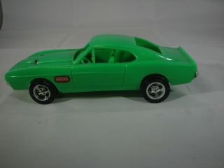 Rare Processed Plastics Toy 1970 Mustang Mach 1 Green Body 3