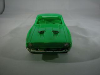 Rare Processed Plastics Toy 1970 Mustang Mach 1 Green Body 5