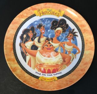 Vintage 1997 Limited Edition Disney Hercules Plate “the Muses”