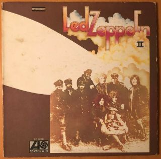 Led Zeppelin Ii Atlantic 8236 1969 Psych Lp Ss Ludwig Mastered Ed1 Rare