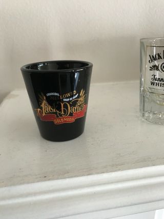 Jack Daniels Rare Black Gold Metal Shot Glass