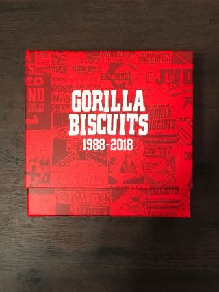 Super7 X Gorilla Biscuits Red 30th Anniversary Box Set In Hand