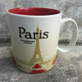 Starbucks City Mug 16 Oz Paris Ver.  1 Series 2016 France Discontinued