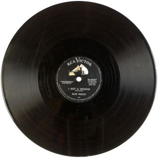 Elvis Presley: I Got A Woman Us Rca Victor 20 - 6637 Rockabilly 78 V,  Hear