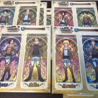 [the Best Lottery] Attack On Titan Long Postcard Set
