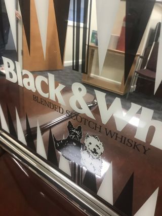 Black & White Blended Scotch Whiskey Mirror Picture Bryton Mechanical Inc 2