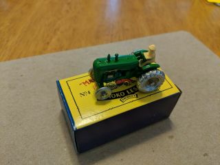 Matchbox Series No.  4 A Moko Lesney Product Green Tractor 4