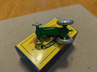 Matchbox Series No.  4 A Moko Lesney Product Green Tractor 5