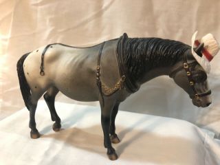 Vintage Breyer Horse Old Timer Dapple Gray With Hat,  Minimal Scratches