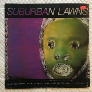 Suburban Lawns S/t Irs 1981 1st Press Lp Punk Wave