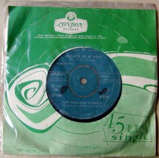 Rolling Stones Mega Rare Chile 45 Get Off My Cloud 1966 Alejate De Mi Nube