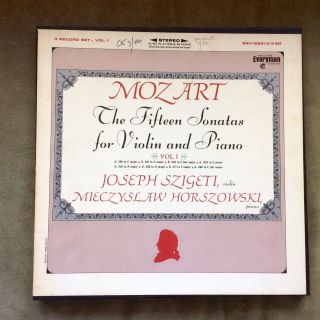 Mozart - The Fifteen Sonatas For Vilin And Piano - Vol.  I.