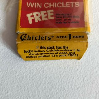 Vintage Adams Chiclets Package With CHARLIE CHAPLIN Very Rare & Limited Edition 3