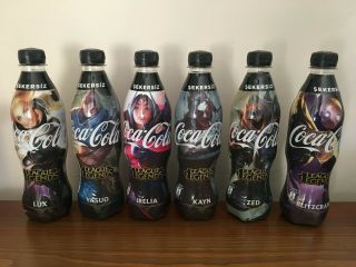 Coca - Cola Zero / Turkey 2019 League Of Legends 450ml Bottle (complete Set Of 6)