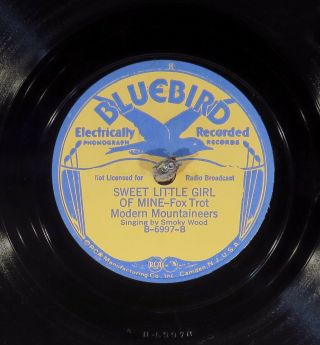 78 Rpm - - Modern Mountaineers,  Bluebird 6997,  E,  / E - Country - Western Swing